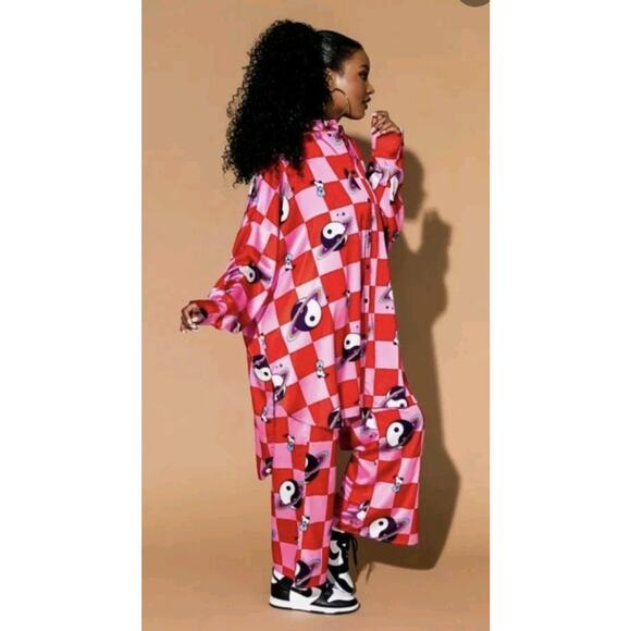 Dressed in LALA Pants - DRESSED IN LALA Satin Playsuit in Cosmic Cowgirl Set Size XS